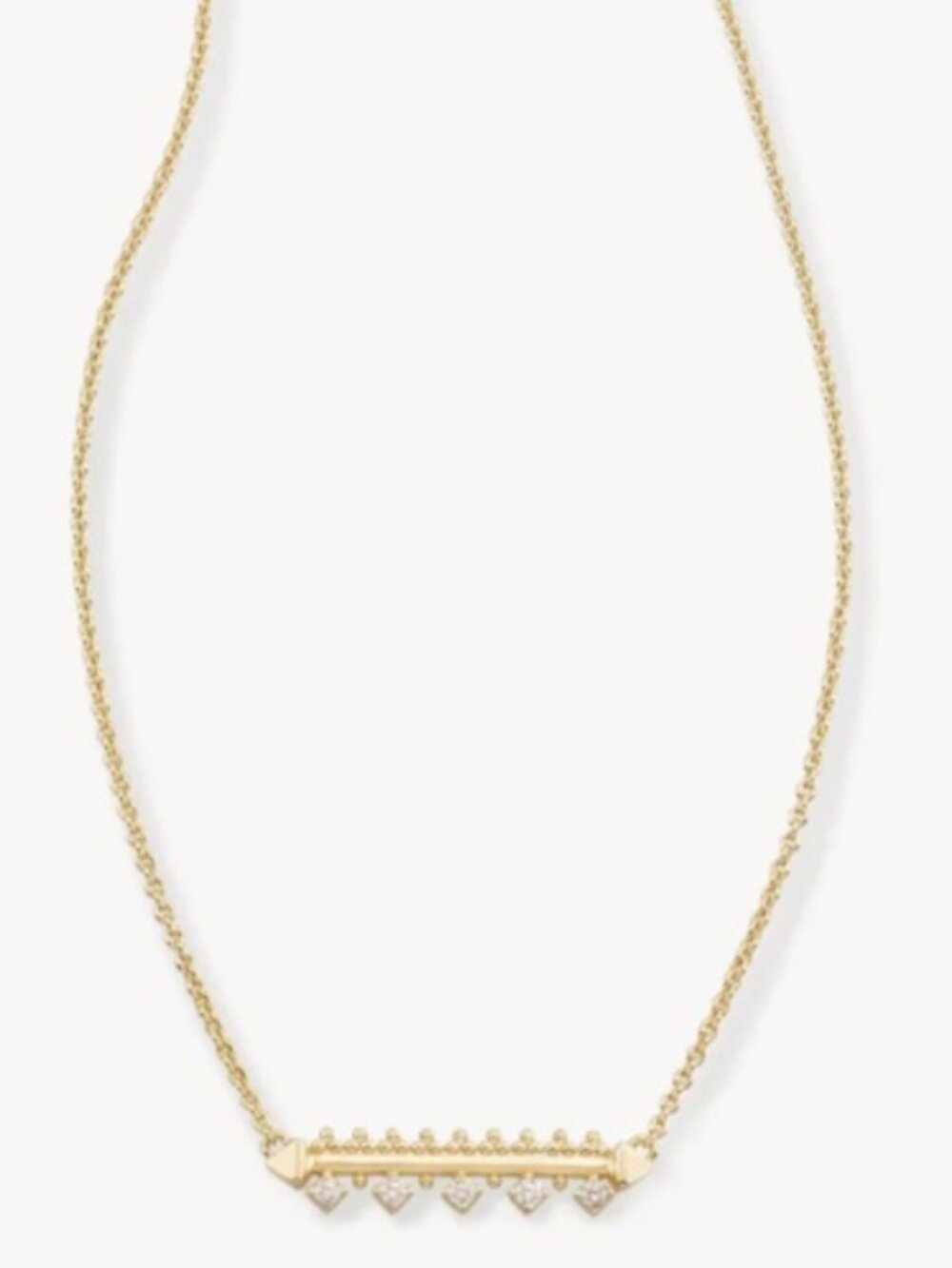 Kendra Scott Anissa Necklace, Gold Plated